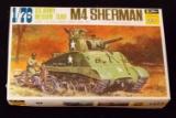 Fujimi -  1/76 Scale U.S. M4 Sherman Medium Tank Military Vehicle Model