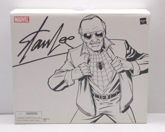 2007 SDCC Exclusive Stan Lee Spider-Man Marvel Legends Peter Parker "Signed" Figure