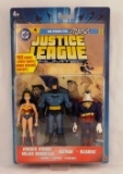 Justice League Unlimted Wonder Woman Batman Bizarro Action Figure Set w/ Comic