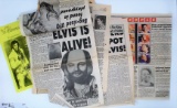 Elvis News Clippings & Ephemera Lot