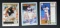 Vintage Lot of 3 Baseball Cards; Carlton Fisk, Dwight Gooden, Brian Holten Error