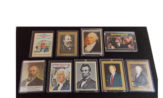 Assorted Lot of Presidential Trading Cards
