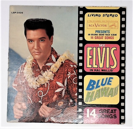 Elvis Presley "Blue Hawaii" Vintage Record Album