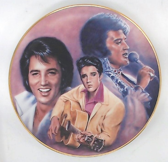Elvis Presley Collectible Plate "Elvis Remembered: Elvis Presley"