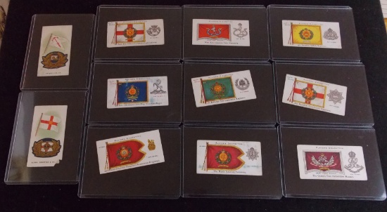 Lot of Flag Themed Tobacco Cards