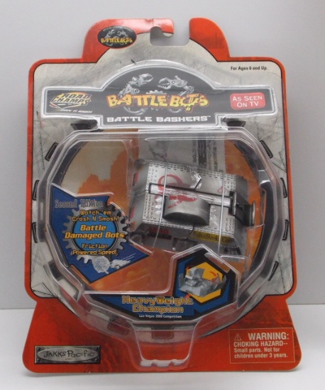 Battlebots Battle Damaged HeavyWeight Champion Biohazard Second Edition Battle Bashers Action Figure