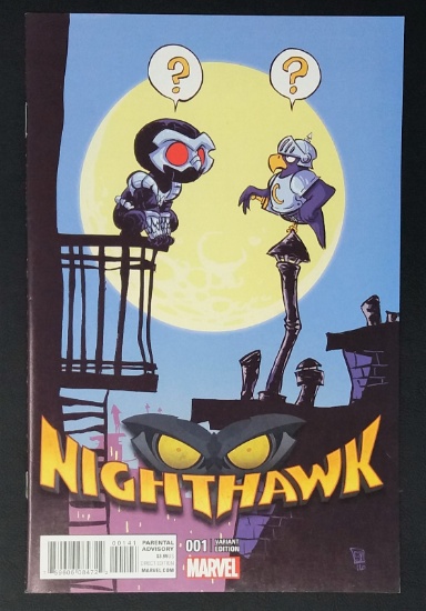 Nighthawk, Vol. 2 #1D (Variant Skottie Young Baby Cover)