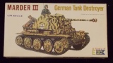 Armor / ESCI 1/72 Scale Marder III German Tank Destroyer Model Kit