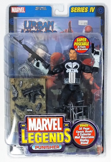 Punisher Marvel Legends Super-Articulated Action Figure Toy