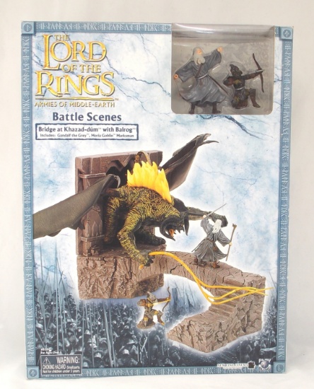 Balrog at Khazad-dum Lord of the Rings Battle Scenes Boxed Miniatures Figure Playset