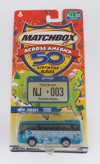 Matchbox Across America New Jersey 50th Anniversary Die Cast Vehicle