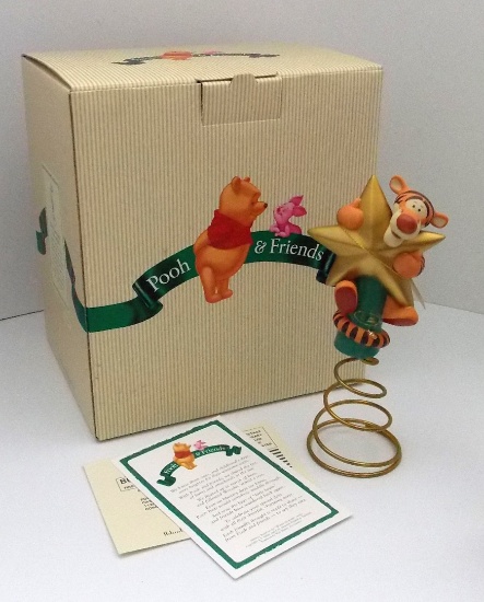 Winnie the Pooh Tiger Figural Christmas Tree Topper
