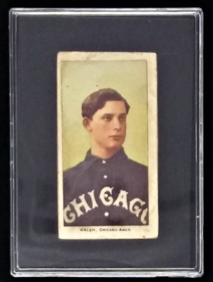 T206 Ed Walsh, Chicago Piedmont Cigarettes 350 Reissue Tobacco Card