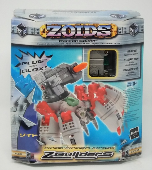 Zoids Cannon Spider Plug-N-Blox Z-Builders Action Figure Model Kit