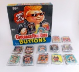 Vintage '80s Garbage Pail Kids Buttons w/ Counter Display