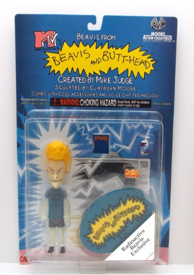 Beavis and Butthead Glow in the Dark Beavis Figure