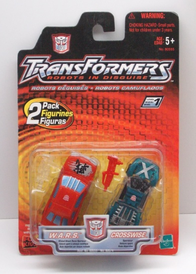 W.A.R.S. / Crosswise Transformers Robots In Disguise Minibot 2 pack