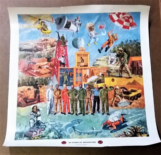 30 years of Adventure GI Joe Club Limited Edition Adventure Team Print