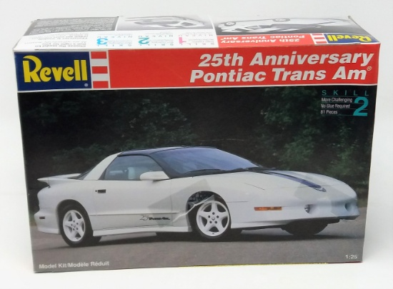 1/25 Scale 25th Anniversary Pontiac Trans Am AMT/ERTL Plastic Model Kit