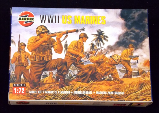 Airfix - 1/72 Scale WWII U.S. Marines Figure Set