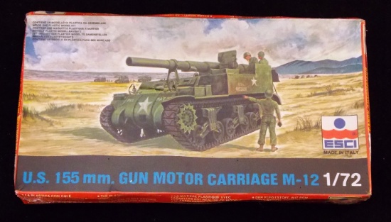 ESCI 1/72 Scale M-12 U.S. 155mm Gun Motor Carriage