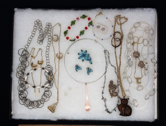 Assorted Jewelry Tray Lot