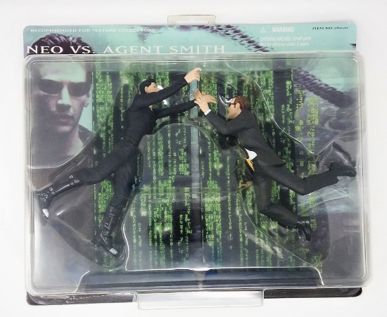 The Matrix Neo Vs. Agent Smith Action Figure 2 Pack