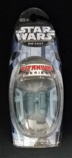 Star Wars Titanium TIE Bomber Die Cast Spaceship Figurine