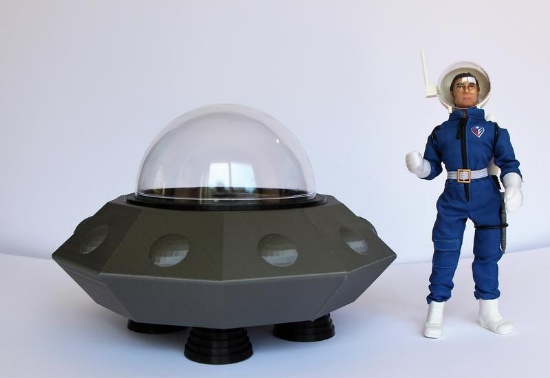 Space Force Flying Saucer and Comander by LaserMego