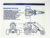 GI Joe Vintage Dreadnok Tri Cycle Original Hasbro Vehicle Blueprints / Instructions Hasbro