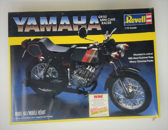 1/12 Scale Yamaha GR 50 Mini Cafe Racer Motorcycle Revell Plastic Model Kit