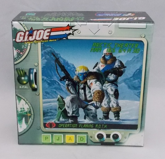 Flaming M.O.T.H.  Arctic Theater G.I. Joe Collector's Club Display Box