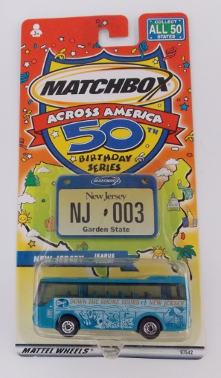 Matchbox Across America New Jersey 50th Anniversary Die Cast Vehicle