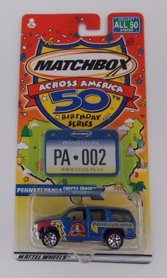 Matchbox Across America Pennsylvania 50th Anniversary Die Cast Vehicle