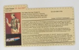 2003 Lt. Falcon G.I. Joe Convention Exclusive FileCard