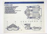 GI Joe Vintage Hydro Sled Original Hasbro Vehicle Blueprints / Instructions Hasbro