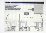 GI Joe Vintage Outpost Defender Original Hasbro Vehicle Blueprints / Instructions Hasbro