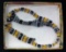 Lot of (2) Yellow & Black Magnetic Bracelet