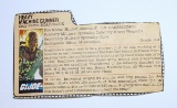 Vintage Roadblock GI Joe FileCard