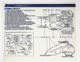 GI Joe Vintage Cobra Wolf Original Hasbro Vehicle Blueprints / Instructions Hasbro