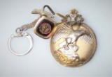 Watch-It Quartz Pocketwatch w/ Eagle Front & America Legion Medal