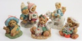 Cherished Teddies Assorted Collectible Figurine Lot