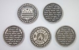 Police / Fire Fighter Prayer Challenge Coin Lot