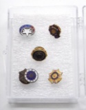 Assorted Lot of Masonic, Union, & Fraternal Order Pins
