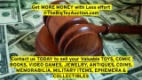 Get Top Dollar for your items at Our Next TheBigToyAuction.com Live Auction Event!