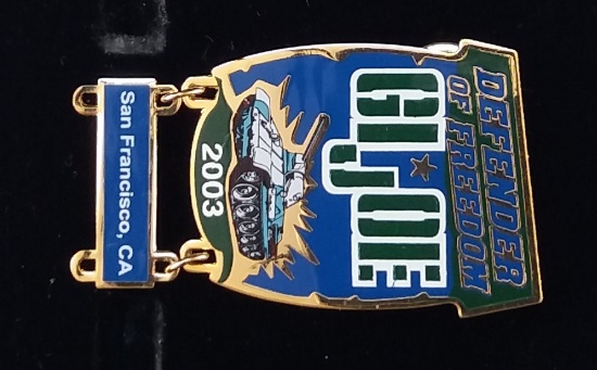 JoeCon 2003 Cloisonne Enameled GI Joe Convention Pin