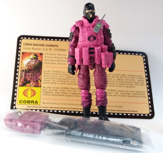 G.I. Joe 2013 S.A.W. Viper Nocturnal Fire Convention Exclusive Figure