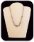 Vintage 1-Strand Choker-Type Necklace set w/ Aurora Borealis