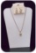 Longaberger Necklace & Earring set