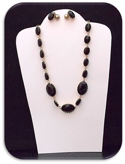 Necklace & Earring set w/ Black Onyx